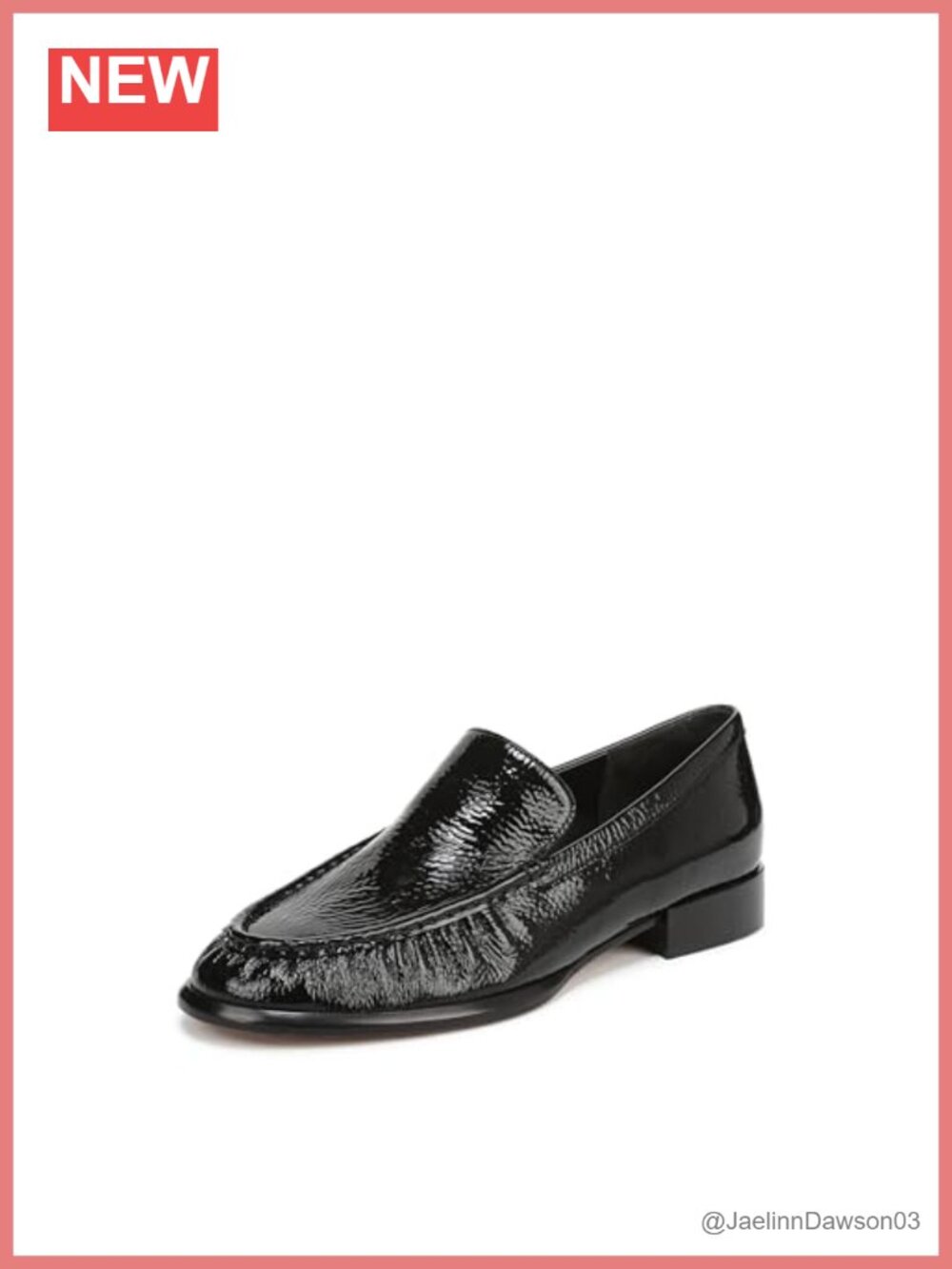 Leather Slip-On Loafers Moc Toe Women's Shoes